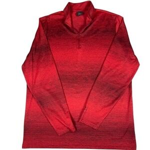 Oakley Pullover‎ Mens XL Hydrolix Quarter Zip Gradient Performance Golf Shirt